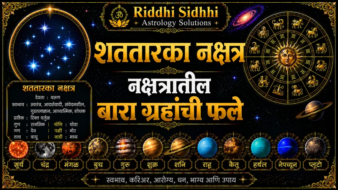 Shatataraka Nakshatra