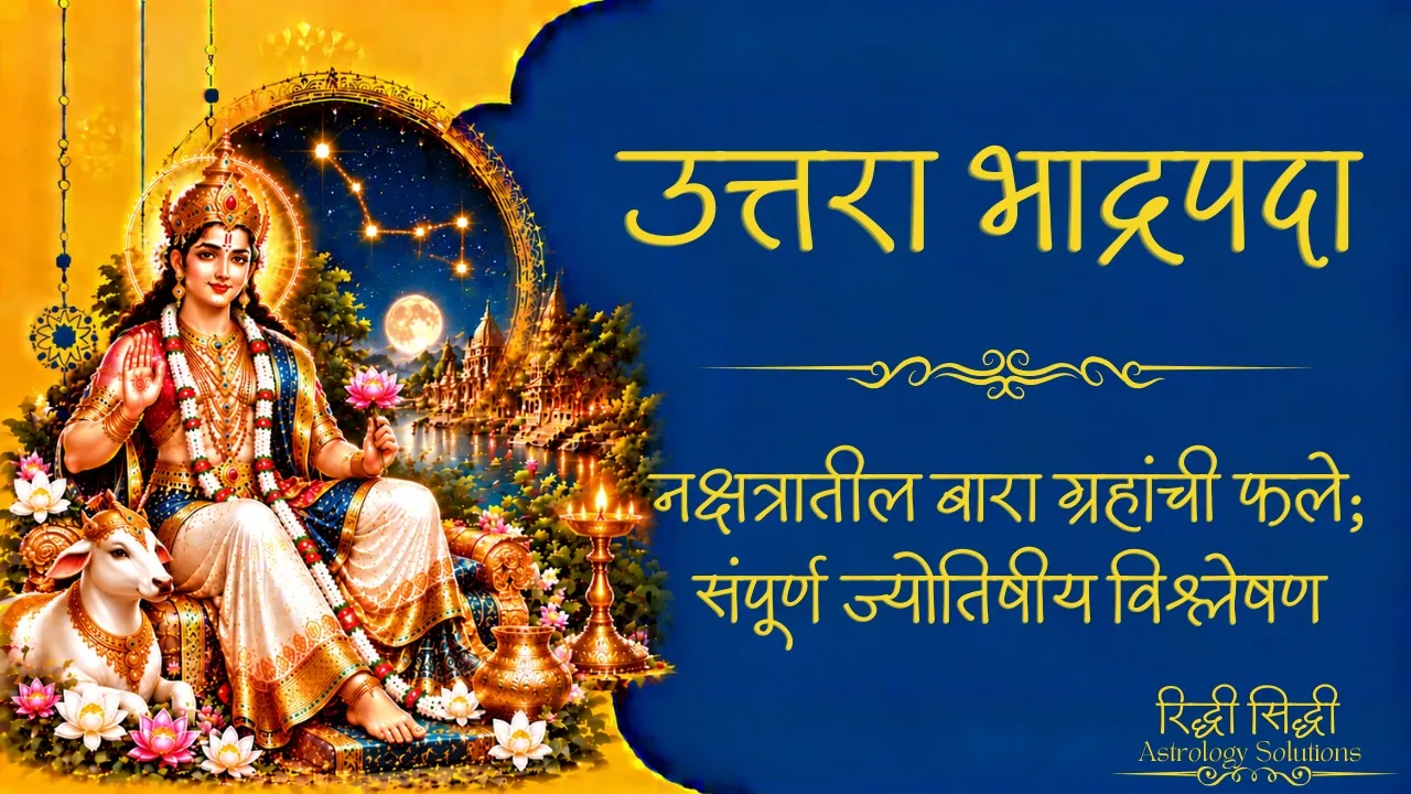 Uttara Bhadrapada Nakshatra