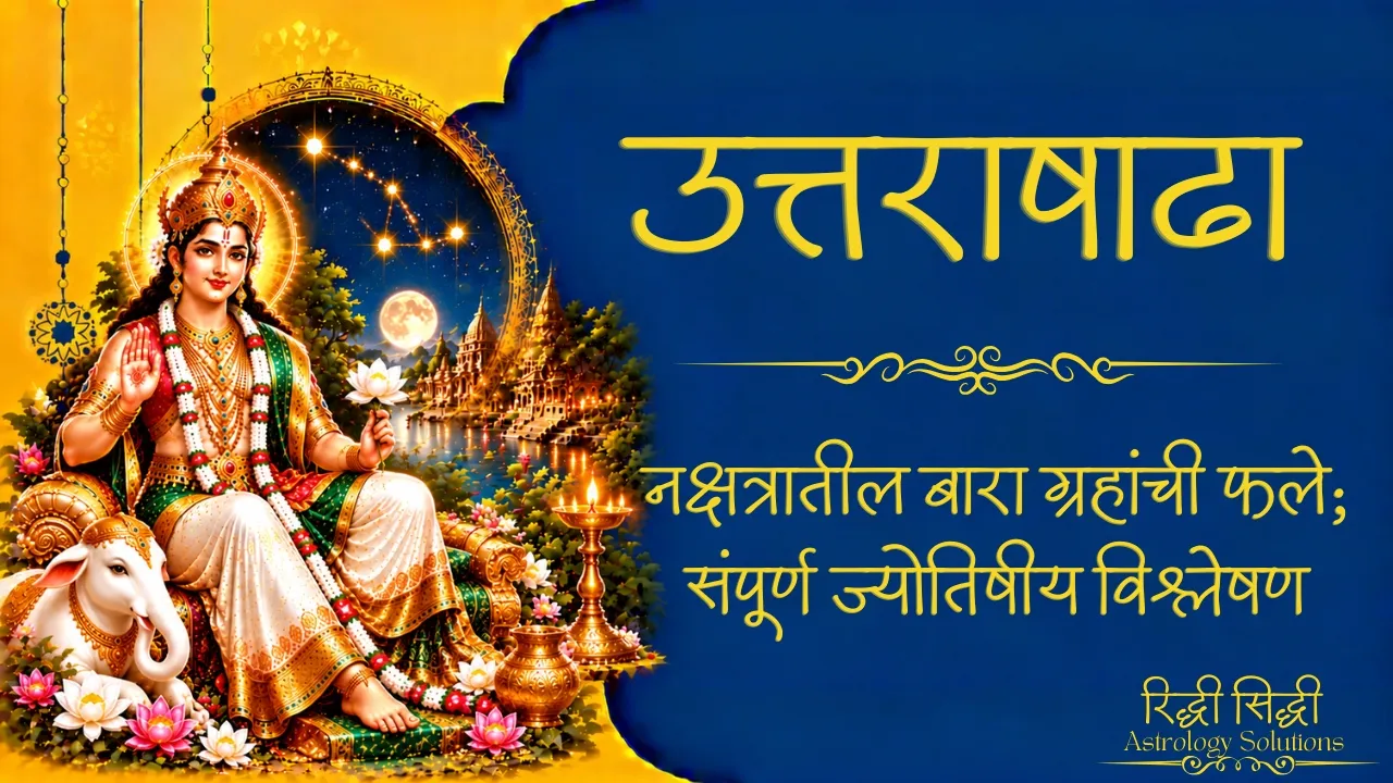 Uttarashadha Nakshatra