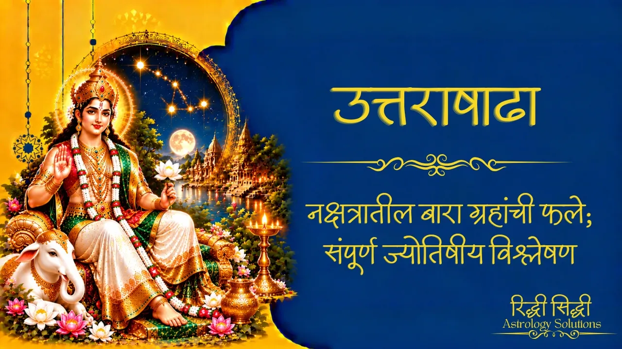 Uttarashadha Nakshatra